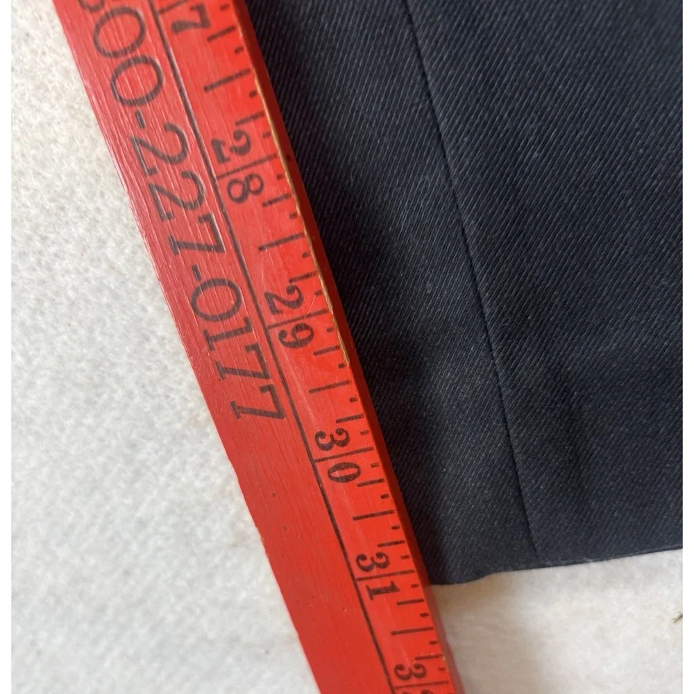 Lauren Ralph Lauren Pants 38x31 Navy Wool Trousers Preppy Flat Front Business